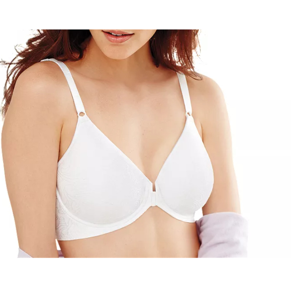 Bali Comfort Revolution Tailored Front-Close Shaping Underwire Bra Nude 40B NWT - Picture 4 of 4